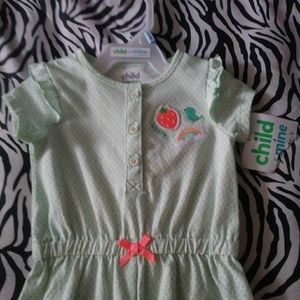 BNWT 3/6mos Child of mine romper
